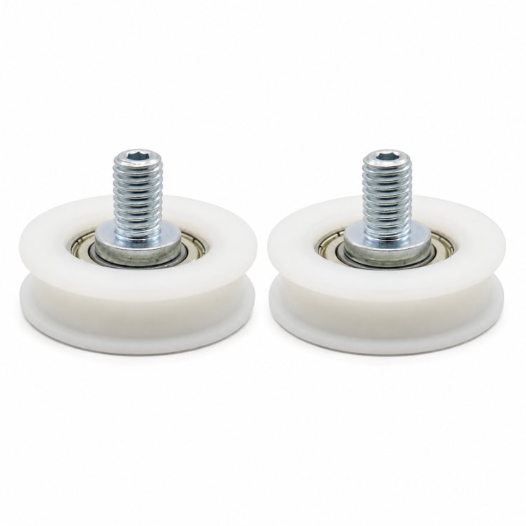 Nylon door hanger wheel